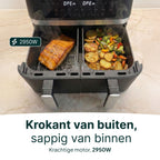 Vivid Green Dubbele Airfryer XXL