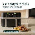 Vivid Green Dubbele Airfryer XXL