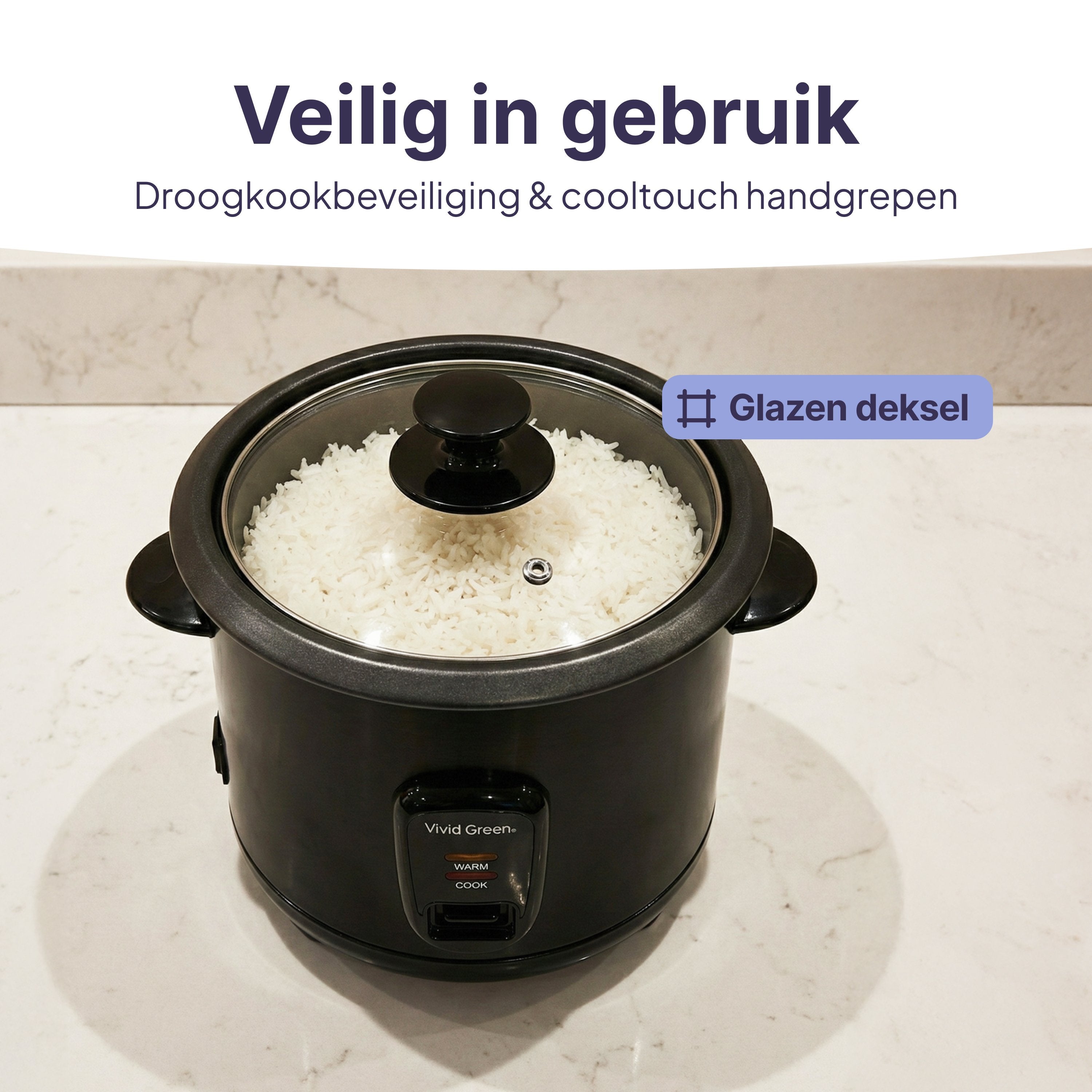 Vivid Green Rijstkoker 1.5L
