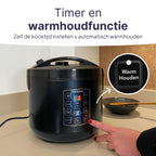 Vivid Green Rijstkoker met Stomer