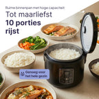 Vivid Green Rijstkoker met Stomer