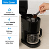 Koffiezetapparaat Filterkoffie 1,25 Liter Met Glazen Kan & Herbruikbaar Filter - 10 Kopjes - Druppelstop - Zwart - Vivid Green