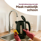 Waterkoker uitneembaar kalkfiter zwart
