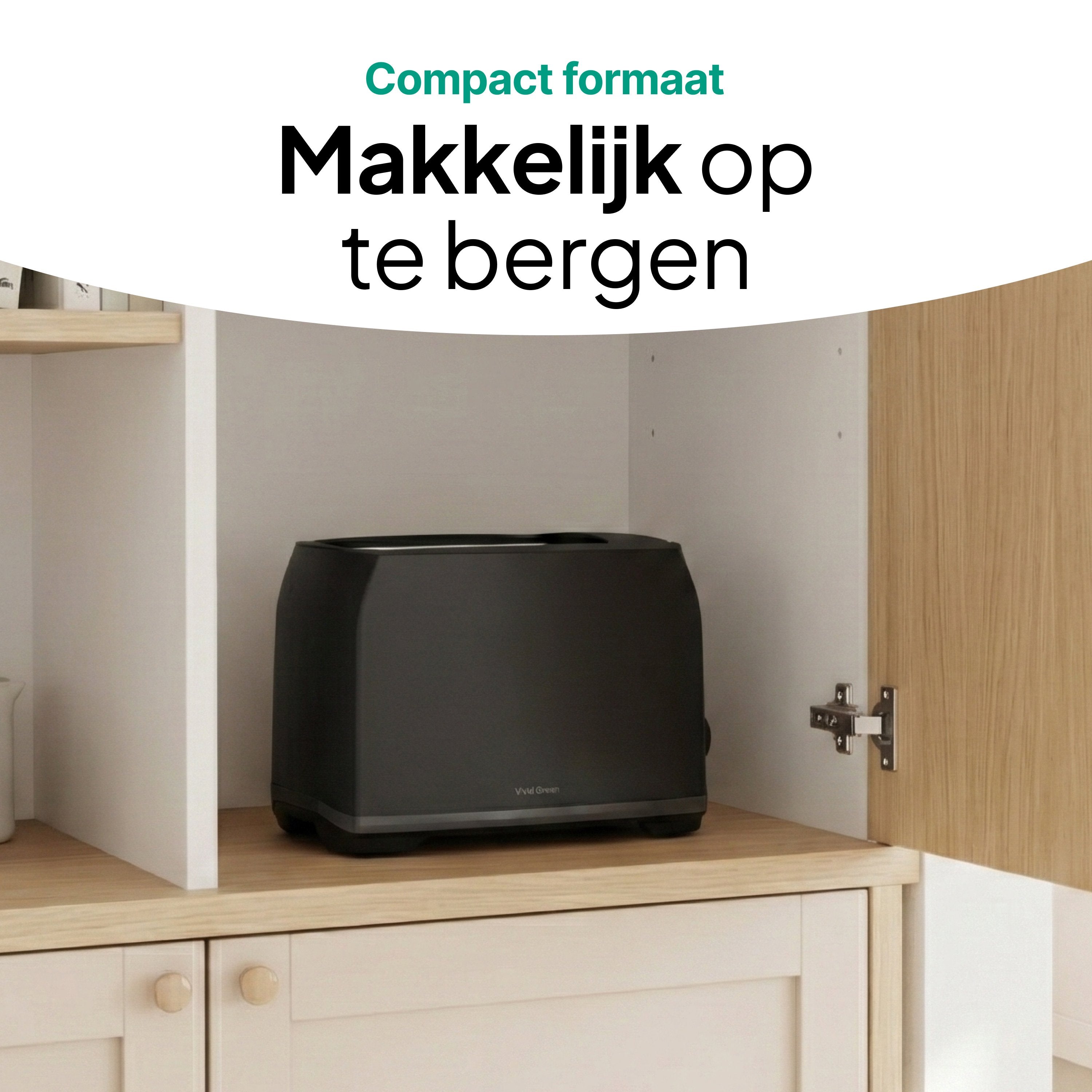 Broodrooster Zwart  700W