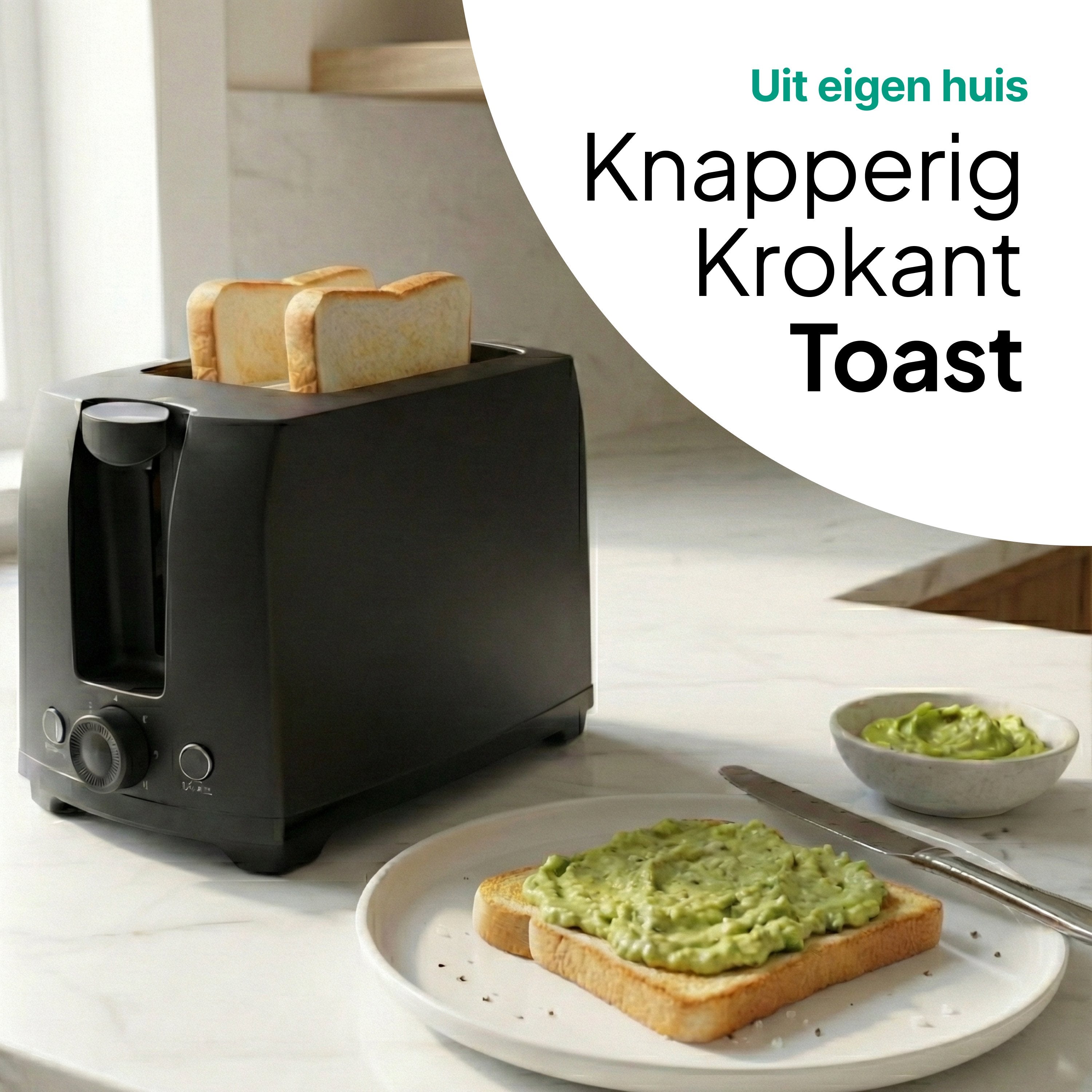 Broodrooster Zwart  700W