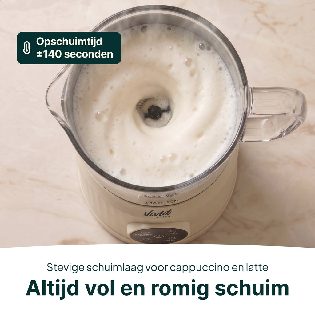 Vivid Green Melkopschuimer 350ML