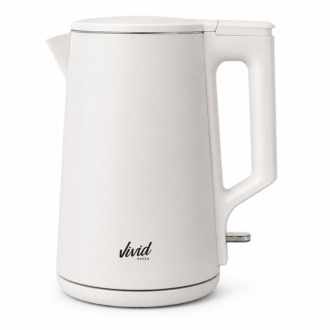 Vivid Green 2200W Waterkoker - 1.7L - BPA-vrij - 360° - Elektrisch - RVS - Creme