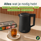 Vivid Green 2200W Waterkoker - Zwart