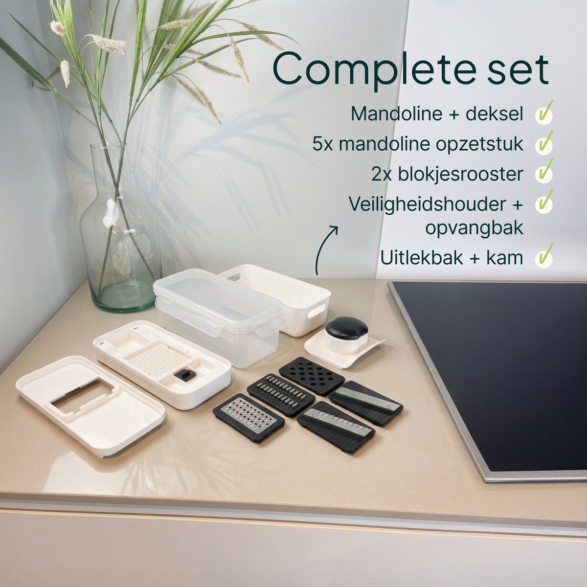Vivid Green Groentesnijder Multifunctioneel