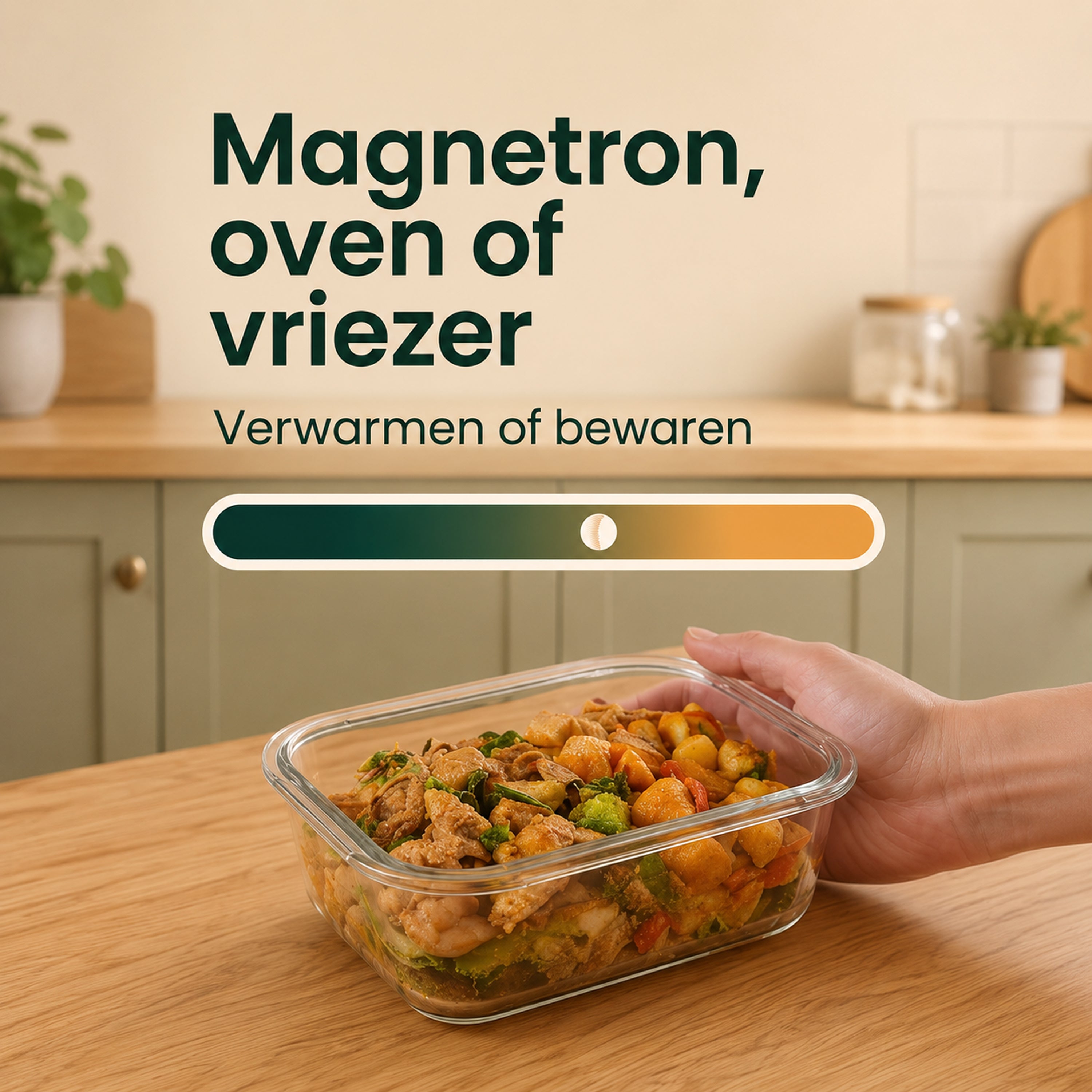 Mealprepbakjes Glas 10 stuks