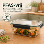 Mealprepbakjes Glas 10 stuks