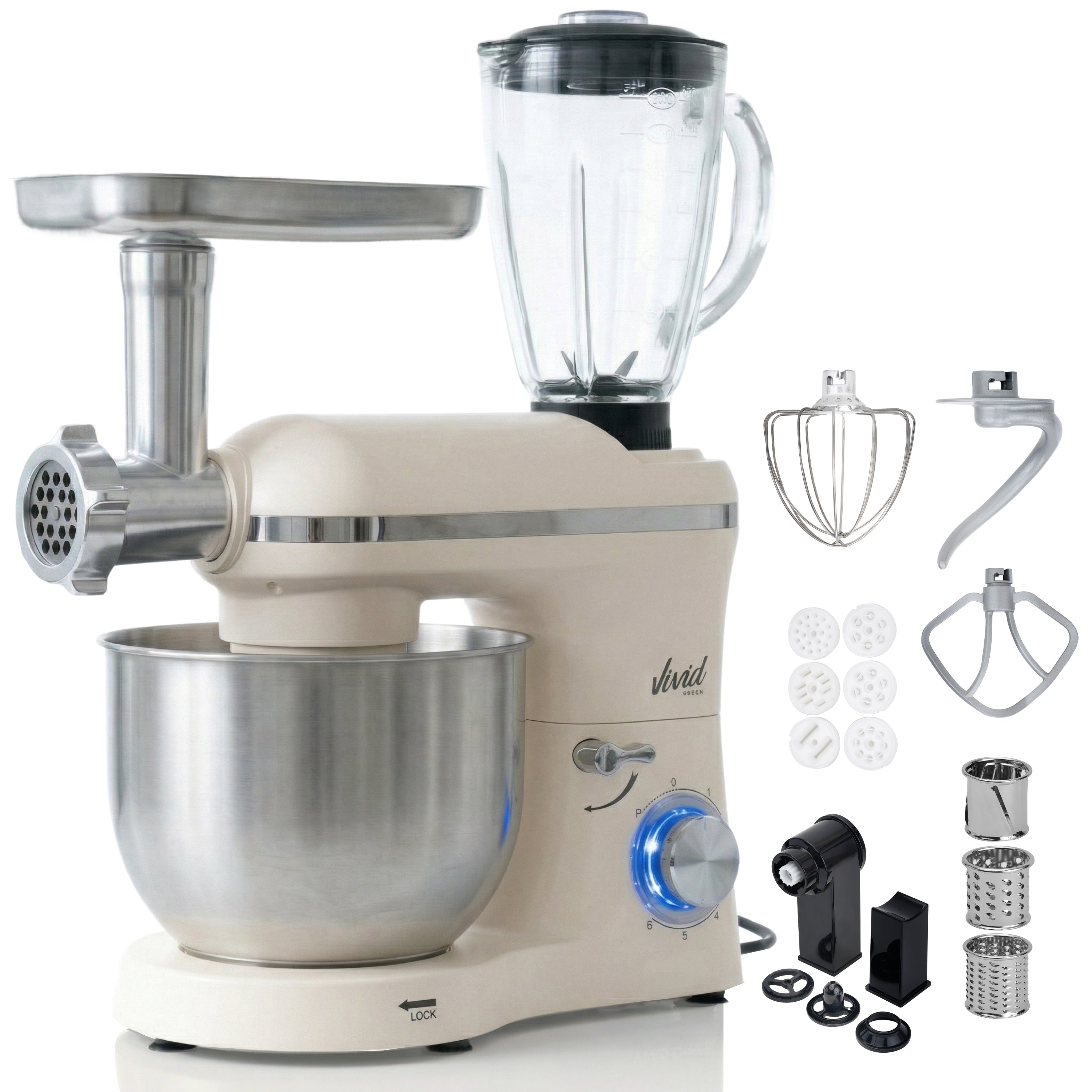 Vivid Green Keukenmachine Multifunctioneel