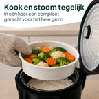 Vivid Green Rijstkoker met Stomer