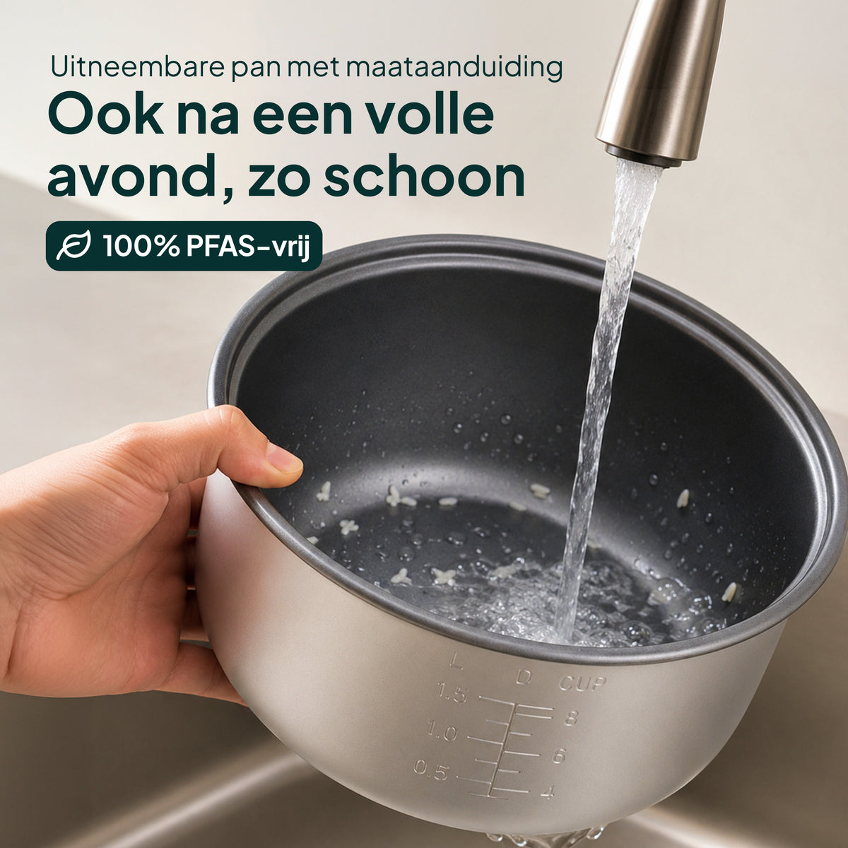 Vivid Green Rijstkoker met Stomer