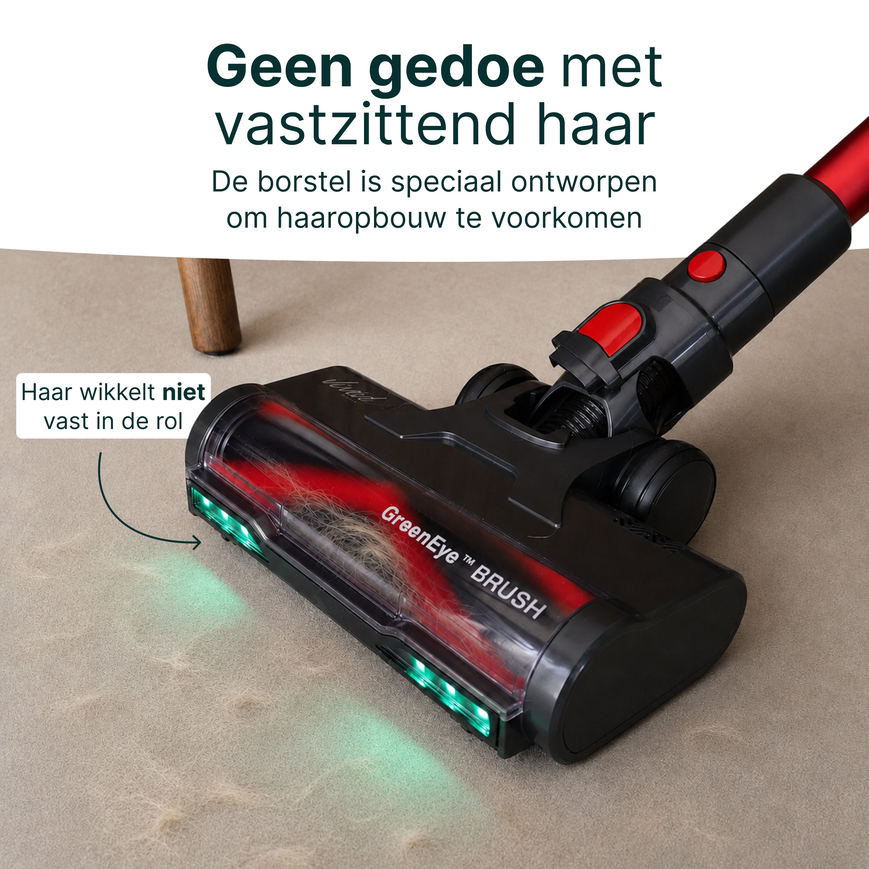 Vivid Green Steelstofzuiger met Dweilfunctie 500W