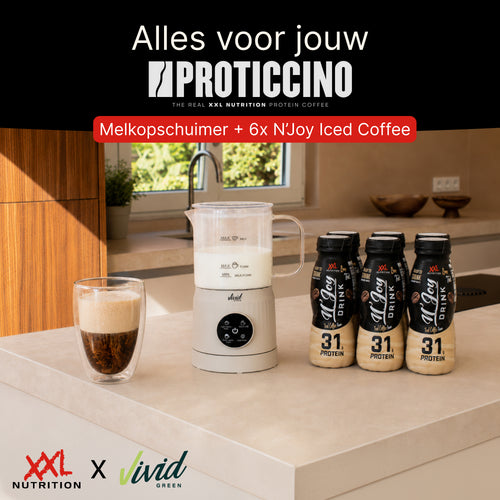 Proticcino - Melkopschuimer + 6-pack - Creme