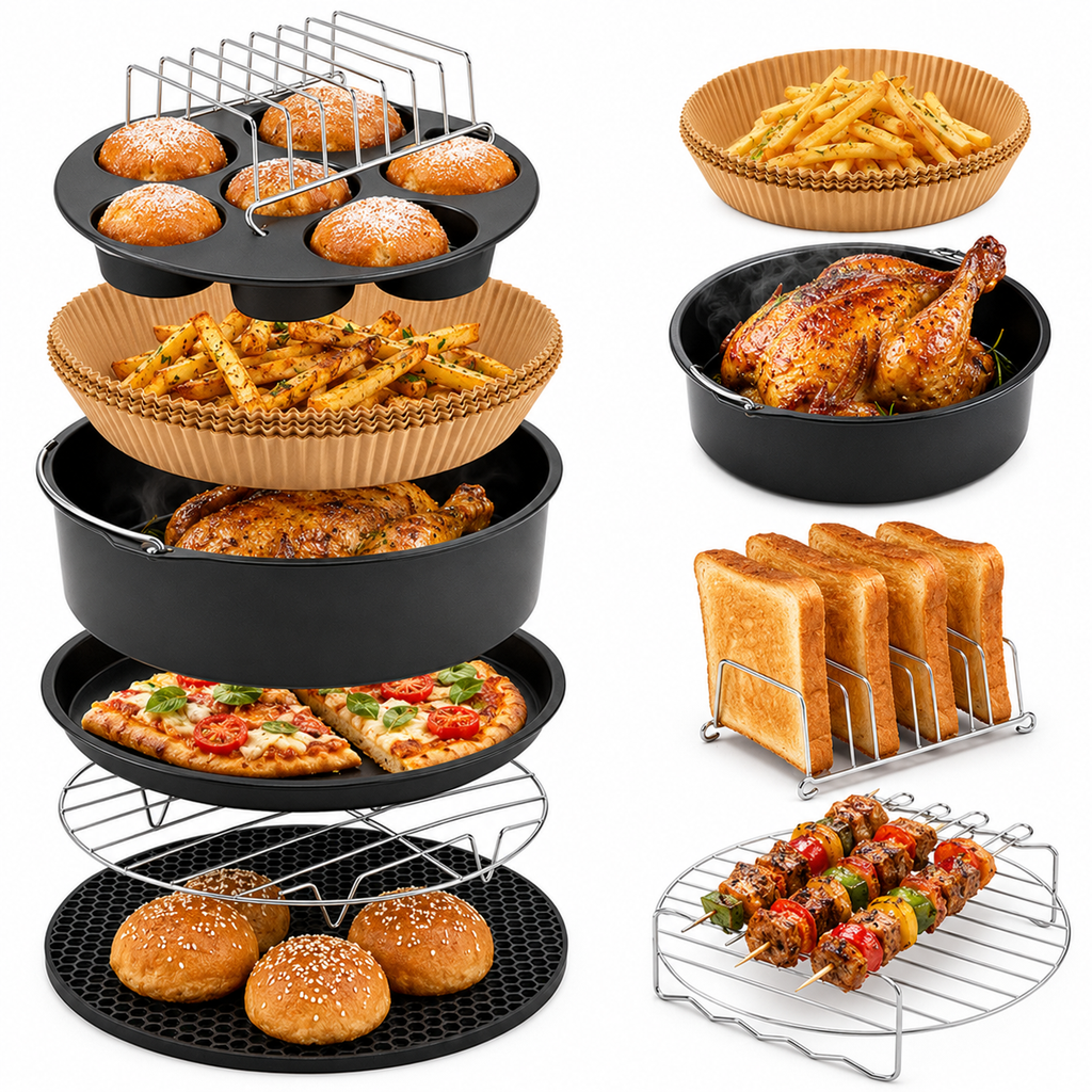 Airfryer Accessoires 8-delige set