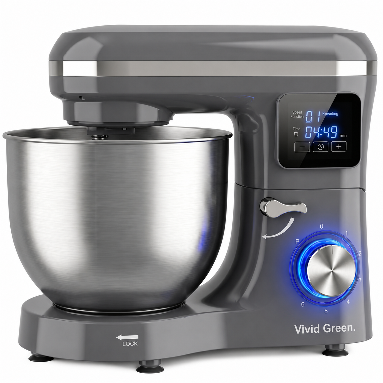 Vivid Green Keukenmachine met Display