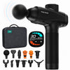 Vivid Green - Pro Massage Gun 12 Accessoires - Apparaat - Sport en Relax Massage - Draadloos � Professioneel - 12 mm - 2500 mAh � Zwart