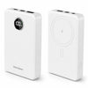 Draadloze Powerbank 10.000 mAh - Wit - Vivid Green