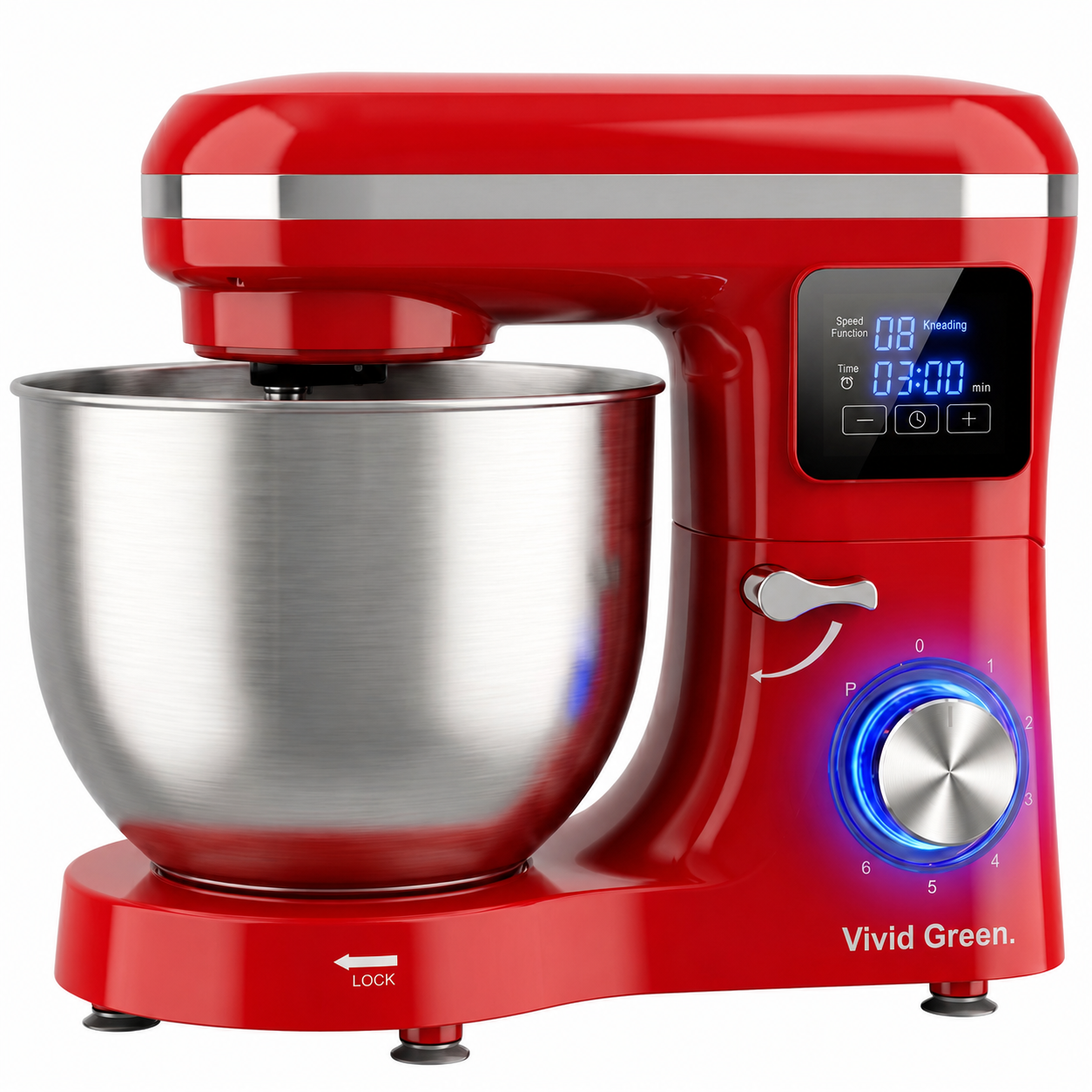 Vivid Green Keukenmachine met Display
